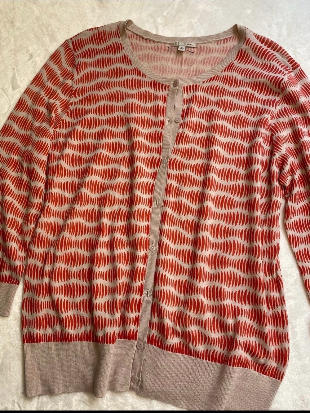Halogen 100% Cotton Women’s Cardigan Size XL - Picture 14 of 16
